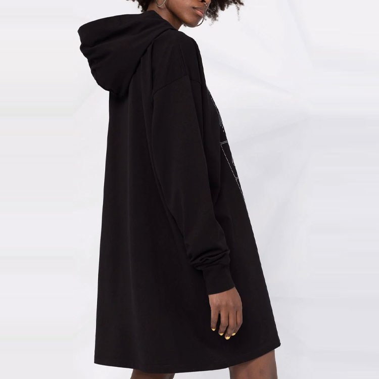 Details for (Women) MM6 Maison Margiela  Oversized Casual Solid Print Sweatshirt Dress S52CT0651S23962-900