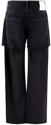 (W) Vaqueros Negros Slim Fit Rectos con Cremallera de MM6 Maison Margiela. S52LA0198STZ086-961 Buy (W) Vaqueros Negros Slim Fit Rectos con Cremallera de MM6 Maison Margiela. S52LA0198STZ086-961