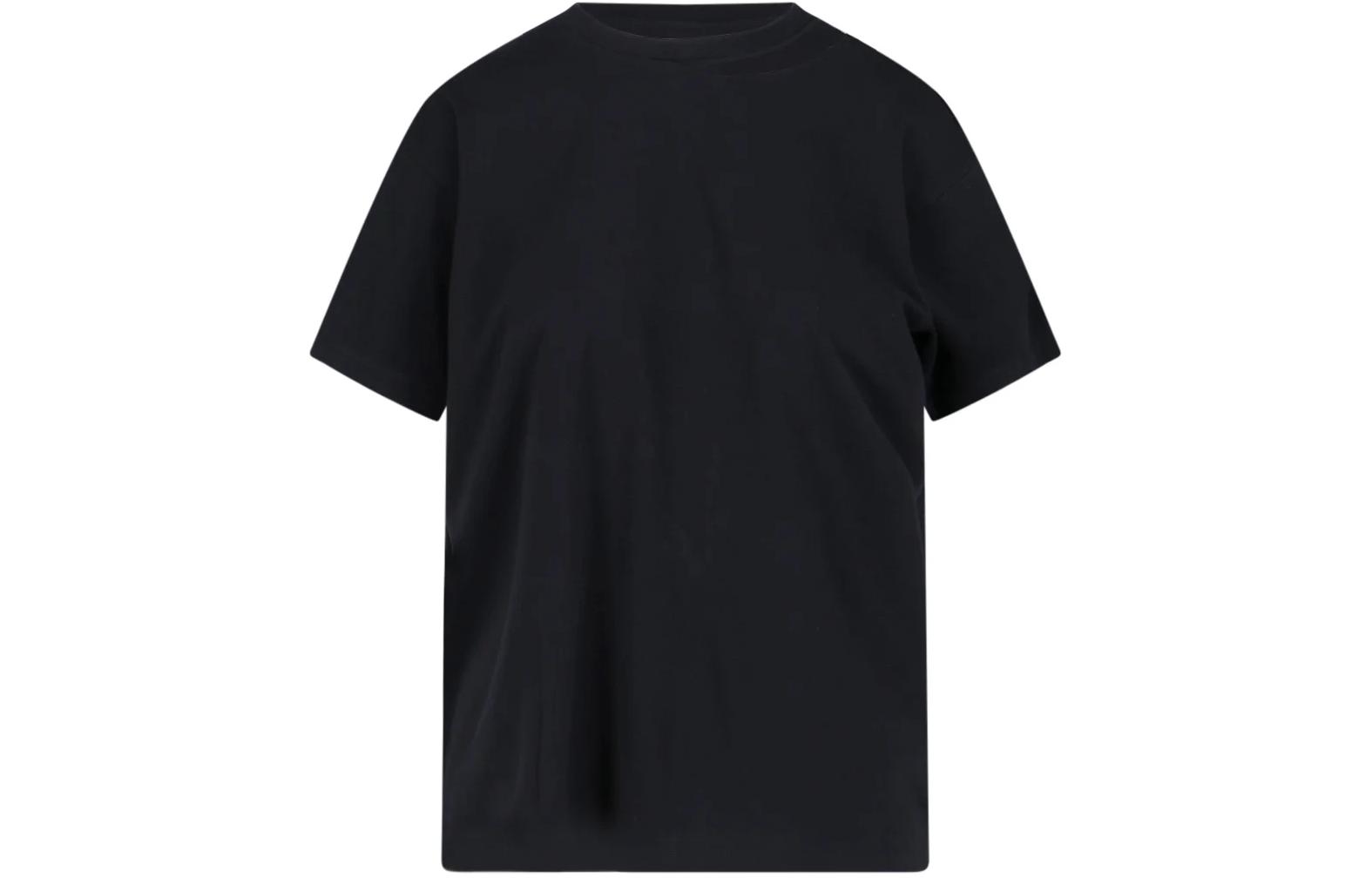 Order (W) MM6 Maison Margiela 純黑色短袖圓領T恤 S52GC0305S24312-900