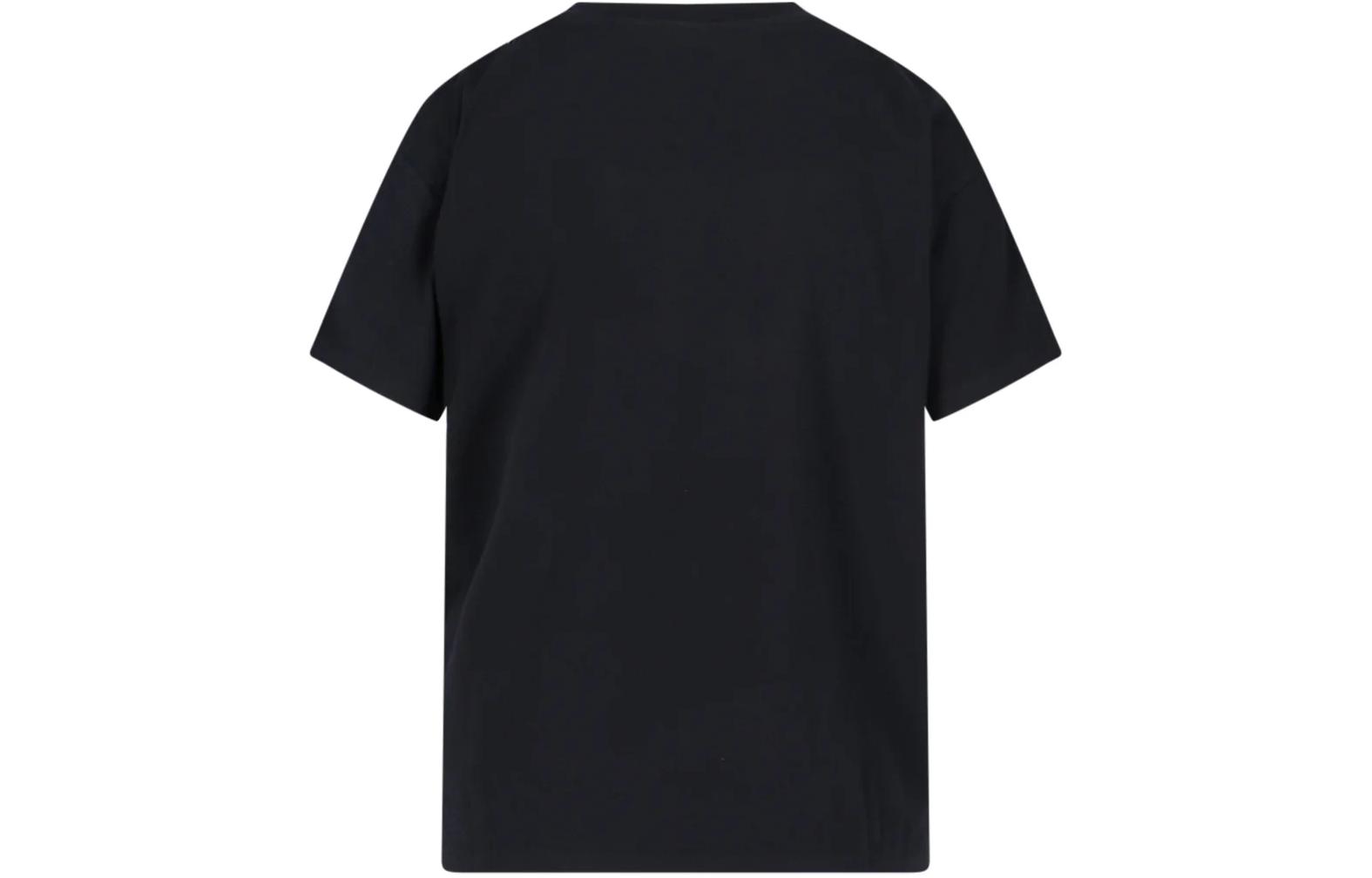 Lookbook (W) MM6 Maison Margiela 純黑色短袖圓領T恤 S52GC0305S24312-900