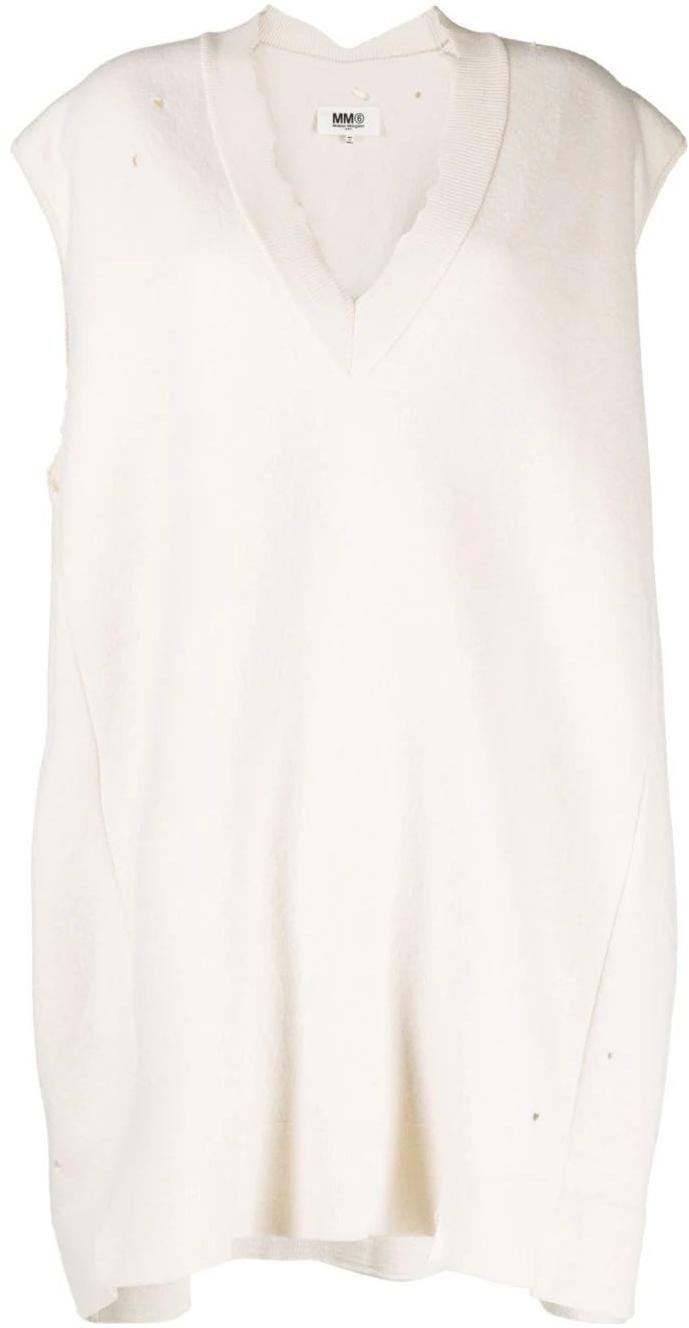 women-mm-6-maison-margiela-solid-v-neck-loose-sleeveless-sweater-vest-s52-dd-0014-s18284101