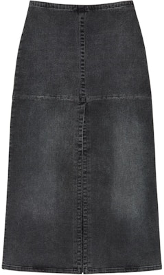 (Women) MM6 Maison Margiela Washed Mid-Rise A-Line Denim Skirt - Dark Grey. S62ME0009M30009-859 Buy (Women) MM6 Maison Margiela Washed Mid-Rise A-Line Denim Skirt - Dark Grey. S62ME0009M30009-859