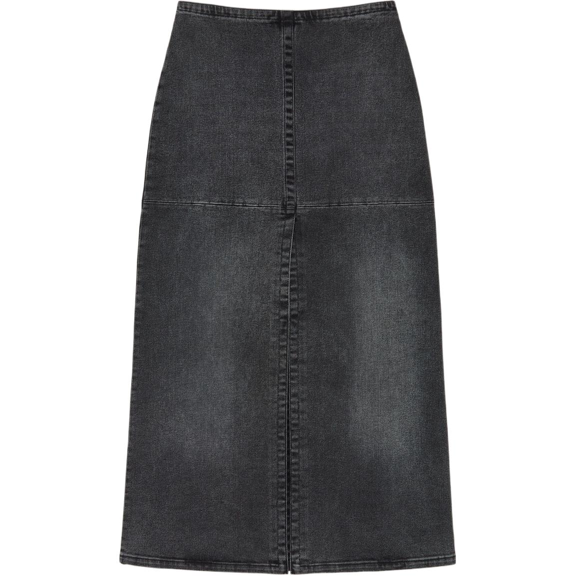 Order (Women) MM6 Maison Margiela  Washed Mid-Rise A-Line Denim Skirt - Dark Grey. S62ME0009M30009-859