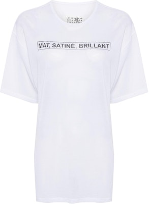 (W) MM6 Maison Margiela Kaos Crewneck Putih dengan Print Huruf. S62GD0182M20006100 Buy (W) MM6 Maison Margiela Kaos Crewneck Putih dengan Print Huruf. S62GD0182M20006100