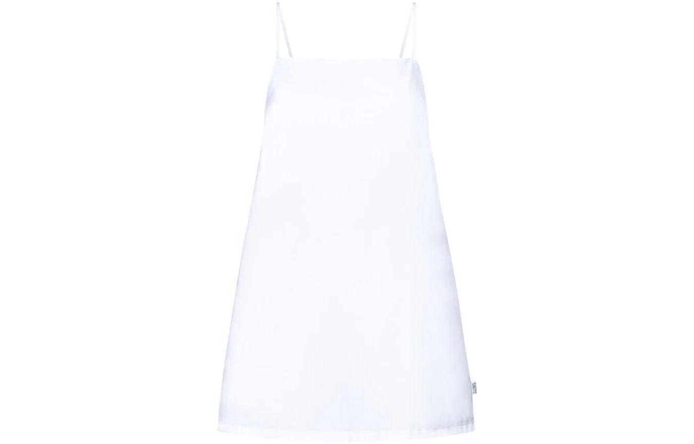 (Women) MM6 Maison Margiela  White Sleeveless Square Neck Cami Dress S52NC0331S47294100