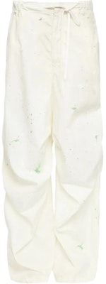 (W) MM6 Maison Margiela 白色噴漆側口袋休閒長褲。 S62KB0240M35458-101 Order (W) MM6 Maison Margiela 白色噴漆側口袋休閒長褲。 S62KB0240M35458-101