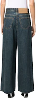 Shop (W) MM6 Maison Margiela 寬版抽繩牛仔褲 靛藍蓝。 S62LB0143S30844-961