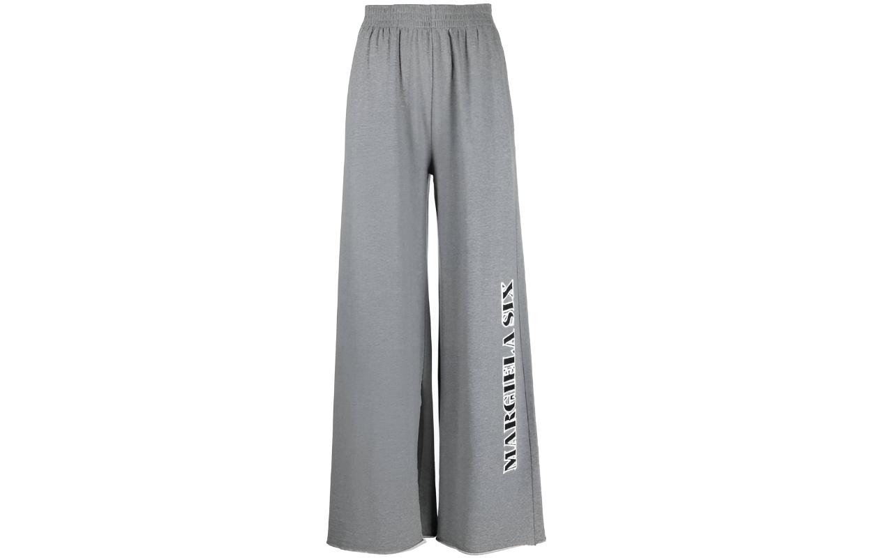 (Women) MM6 Maison Margiela  Wide-Leg Logo Print Casual Pants S52KA0396S25575853M