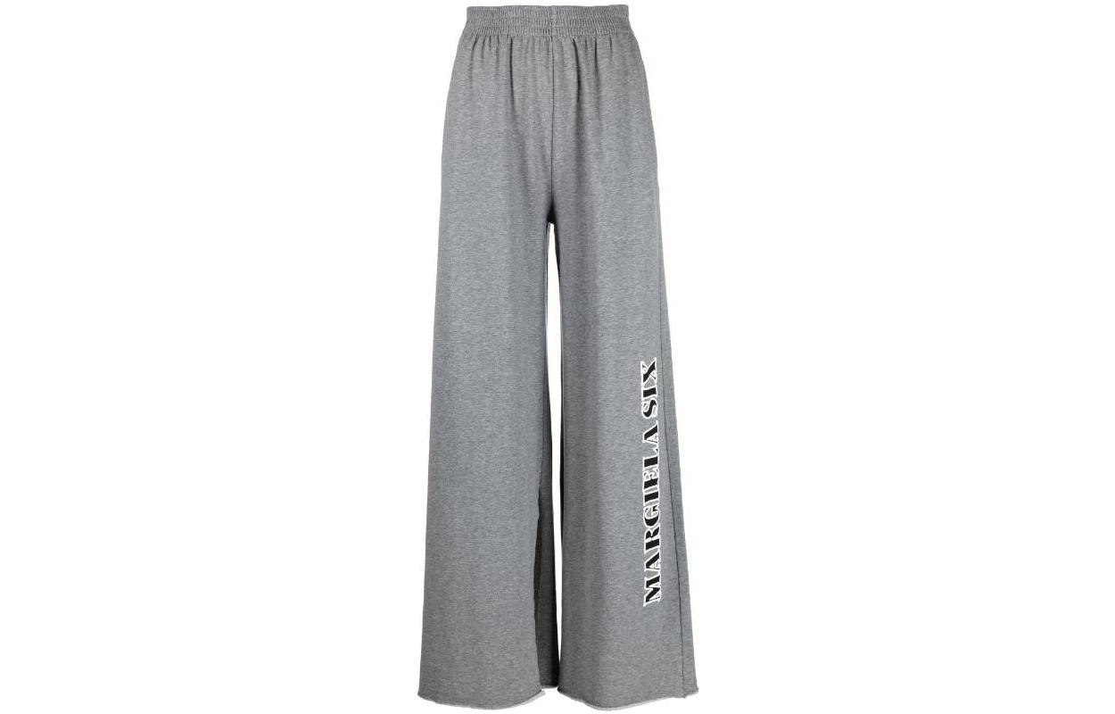Order (Women) MM6 Maison Margiela  Wide-Leg Logo Print Casual Pants S52KA0396S25575853M