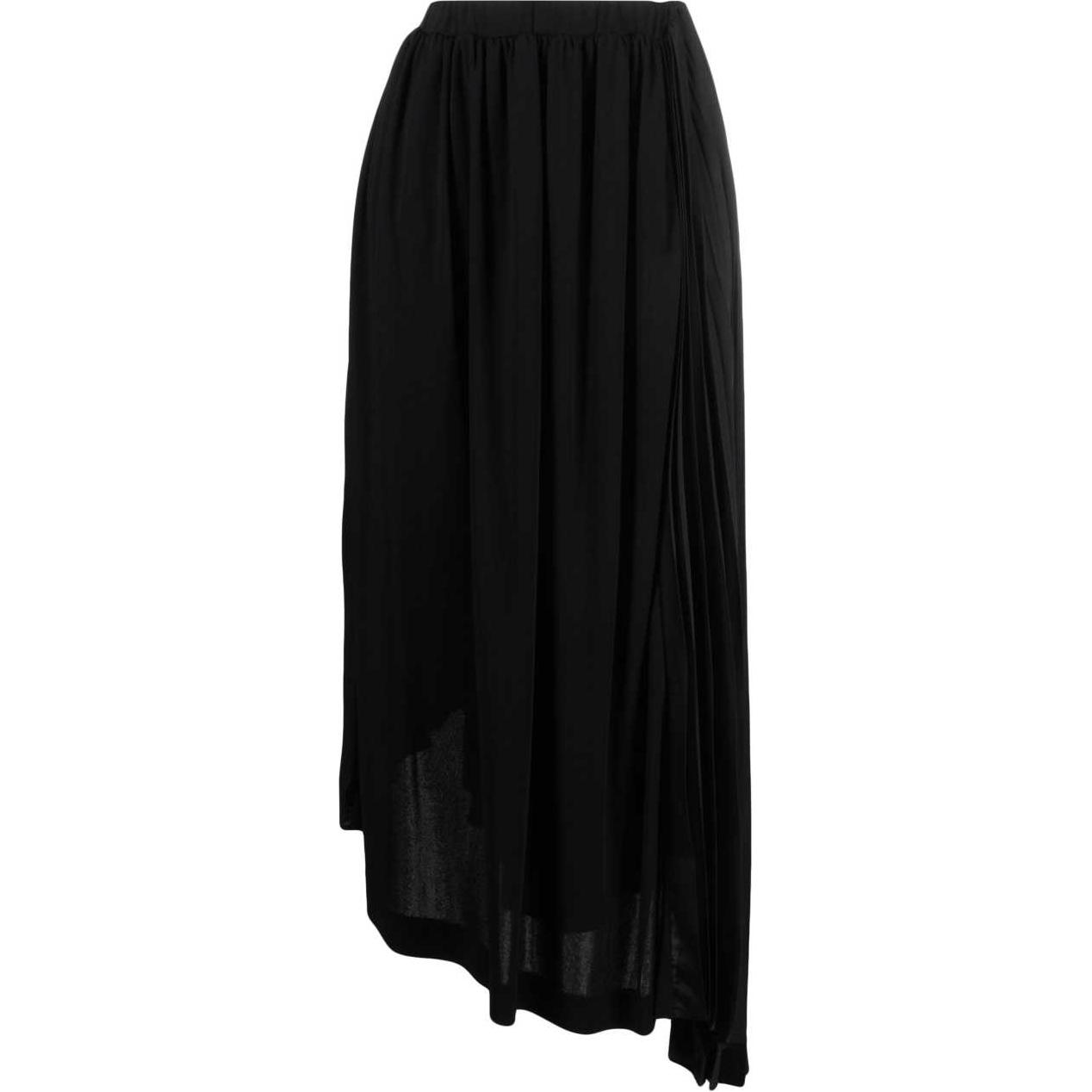 Order (Women) MM6 Maison Margiela Asymmetric Pleated Casual Skirt Women’s Black J04MA0008J65016-001