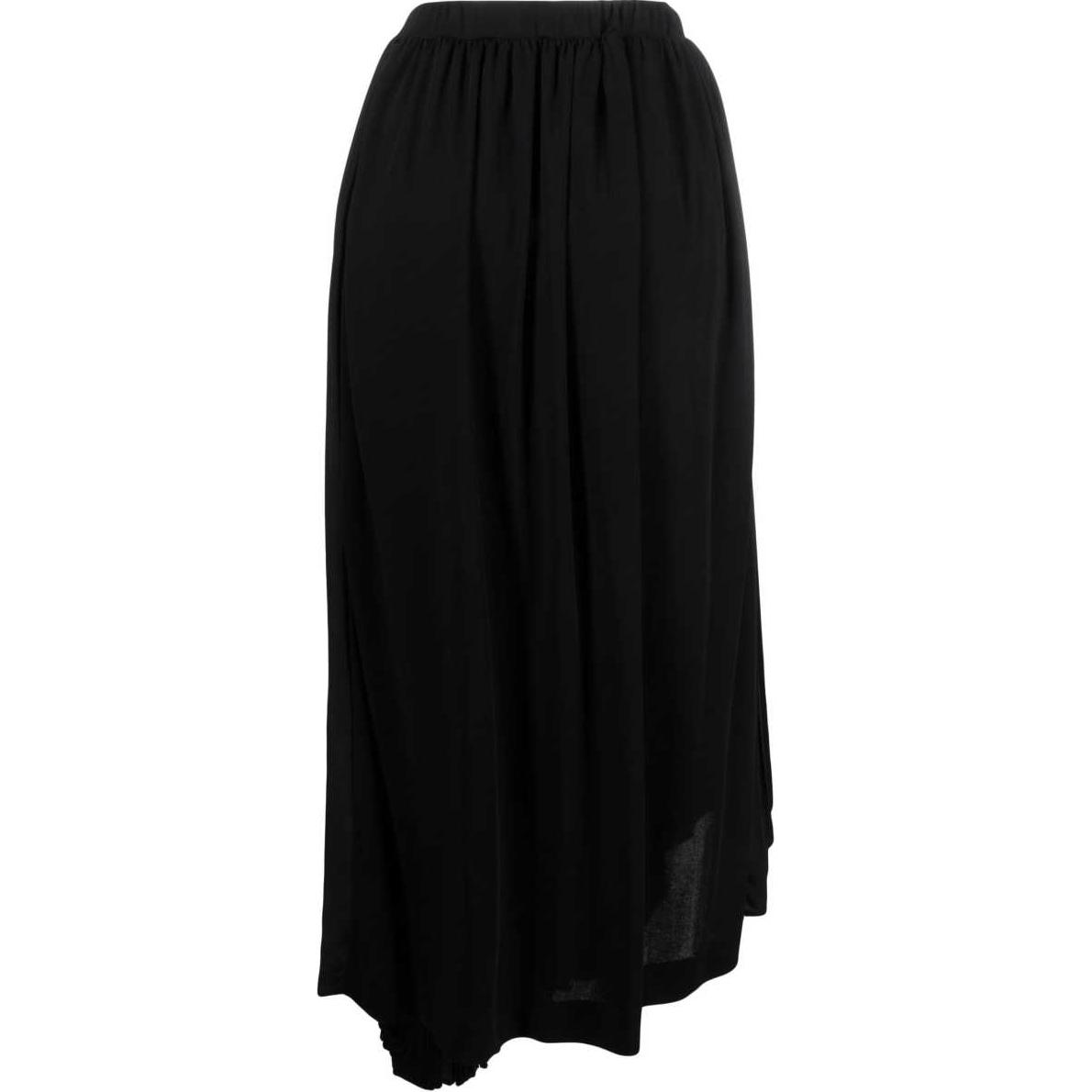 Lookbook (Women) MM6 Maison Margiela Asymmetric Pleated Casual Skirt Women’s Black J04MA0008J65016-001