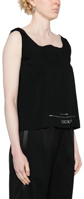 (W) MM6 Maison Margiela 黑色印花切割寬肩帶背心 女士 FW24 S52NL0068S37977-BLACK Purchase (W) MM6 Maison Margiela 黑色印花切割寬肩帶背心 女士 FW24 S52NL0068S37977-BLACK
