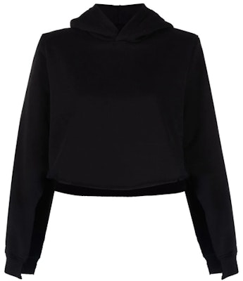 (W) MM6 Maison Margiela 黑色切割袖連帽衫 FW21 中性時尚款式。 S52GU0159S25337-900 Order (W) MM6 Maison Margiela 黑色切割袖連帽衫 FW21 中性時尚款式。 S52GU0159S25337-900