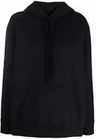 (Women) MM6 Maison Margiela FW21 Black Logo Drawstring Knit Hoodie. S52GU0152S25337900 (Women) MM6 Maison Margiela FW21 Black Logo Drawstring Knit Hoodie. S52GU0152S25337900