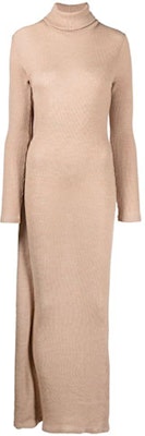 (W) MM6 Maison Margiela FW21 Coklat Gaun Knit Lengan Panjang Leher Penyu S52CT0643S23735121 Order (W) MM6 Maison Margiela FW21 Coklat Gaun Knit Lengan Panjang Leher Penyu S52CT0643S23735121