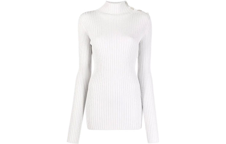 Order (W) MM6 Maison Margiela FW21 針織鈕扣細節毛衣 灰色. S52HA0223S16773856