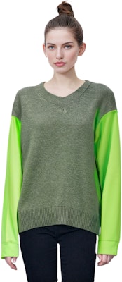 (W) MM6 Maison Margiela FW21 綠色V領羊毛毛衣長袖上衣 S52HA0232S17772002F Sizing (W) MM6 Maison Margiela FW21 綠色V領羊毛毛衣長袖上衣 S52HA0232S17772002F