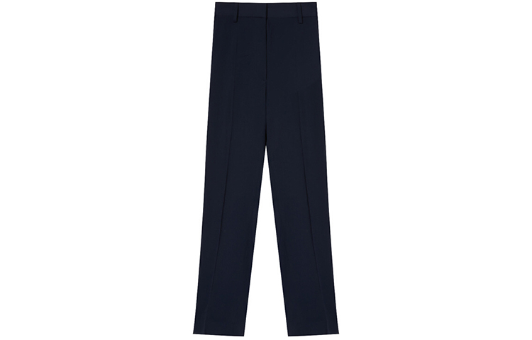(Women) MM6 Maison Margiela FW21  Navy Blue Casual Suit Pants. S52KA0321S43455524
