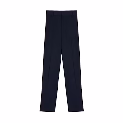(Women) MM6 Maison Margiela FW21 Navy Blue Casual Suit Pants. S52KA0321S43455524