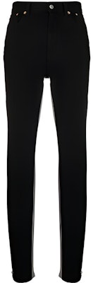(Women) MM6 Maison Margiela FW21 Slim-Fit Patchwork Casual Pants Black S52LA0144STN985961 Buy (Women) MM6 Maison Margiela FW21 Slim-Fit Patchwork Casual Pants Black S52LA0144STN985961