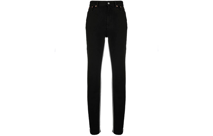 Order (Women) MM6 Maison Margiela FW21  Slim-Fit Patchwork Casual Pants Black S52LA0144STN985961