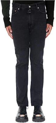 (W) MM6 Maison Margiela FW22 黑色不對稱直筒牛仔褲 S62LB0094S30743-900 Order (W) MM6 Maison Margiela FW22 黑色不對稱直筒牛仔褲 S62LB0094S30743-900