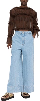 (W) MM6 Maison Margiela FW22 棕色透視長袖百褶襯衫 S52NC0295S24409143 Lookbook (W) MM6 Maison Margiela FW22 棕色透視長袖百褶襯衫 S52NC0295S24409143