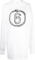 (Women) MM6 Maison Margiela FW22 Oversized Hoodie White S62CT0224S23588100 (Women) MM6 Maison Margiela FW22 Oversized Hoodie White S62CT0224S23588100