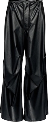 (W) MM6 Maison Margiela FW24 黑色百褶寬腿休閒長褲 S52KA0510S53057-BLACK Buy (W) MM6 Maison Margiela FW24 黑色百褶寬腿休閒長褲 S52KA0510S53057-BLACK