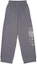 Buy (Women) MM6 Maison Margiela FW24 Grey Logo Print Straight-Leg Casual Pants S52KA0505S25606-860