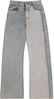 (W) MM6 메종 마르지엘라 FW24 루즈 와이드레그 지퍼 데님 진 라이트 블루 S52LA0234S30844-962 Buy (W) MM6 메종 마르지엘라 FW24 루즈 와이드레그 지퍼 데님 진 라이트 블루 S52LA0234S30844-962