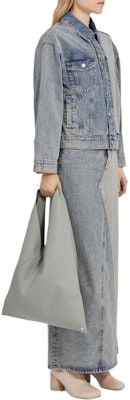 (Women) MM6 Maison Margiela FW24 Two-Tone High-Waist Denim Skirt Light Blue. S52MI0014S30844-962 Purchase (Women) MM6 Maison Margiela FW24 Two-Tone High-Waist Denim Skirt Light Blue. S52MI0014S30844-962