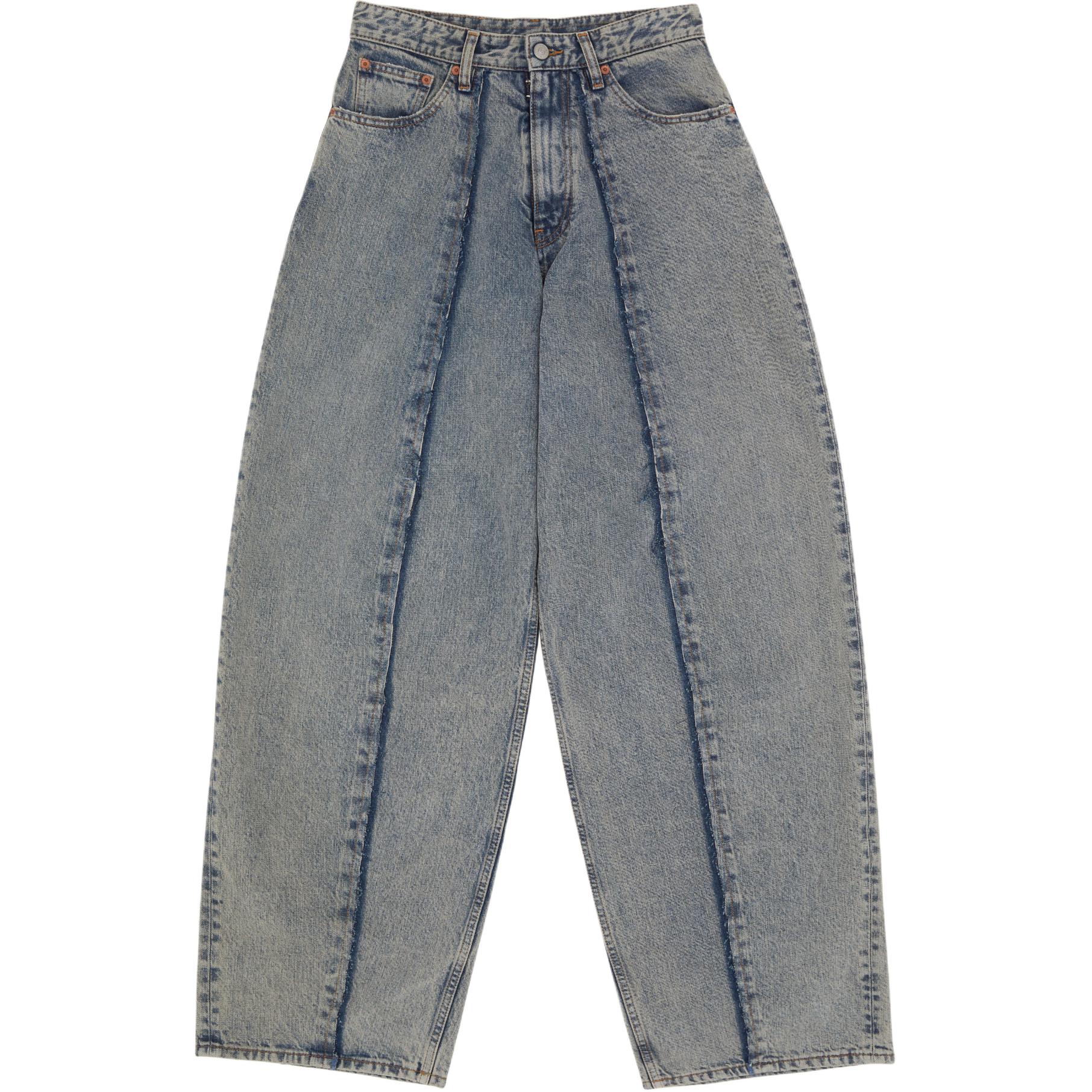 Order (W) MM6 Maison Margiela 宽松版浅蓝色牛仔裤 FW24. S52LA0240S30844-962