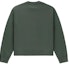 Lookbook (W) MM6 메종 마르지엘라 FW24 그린 로고 프린트 오버사이즈 크루넥 스웻셔츠 여성. S52GU0232M25004727-GREEN