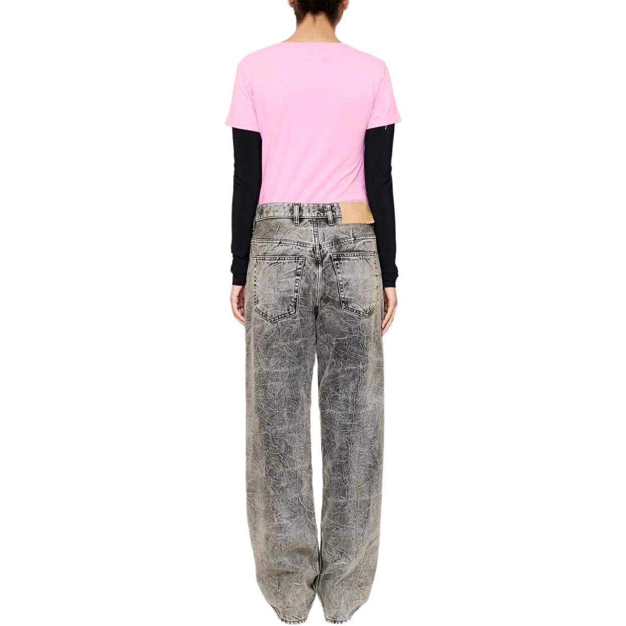 (Women) MM6 Maison Margiela FW24 Washed Pleated Wide-Leg Jeans Women’s Black. S52LA0236M30011-860 圖 4