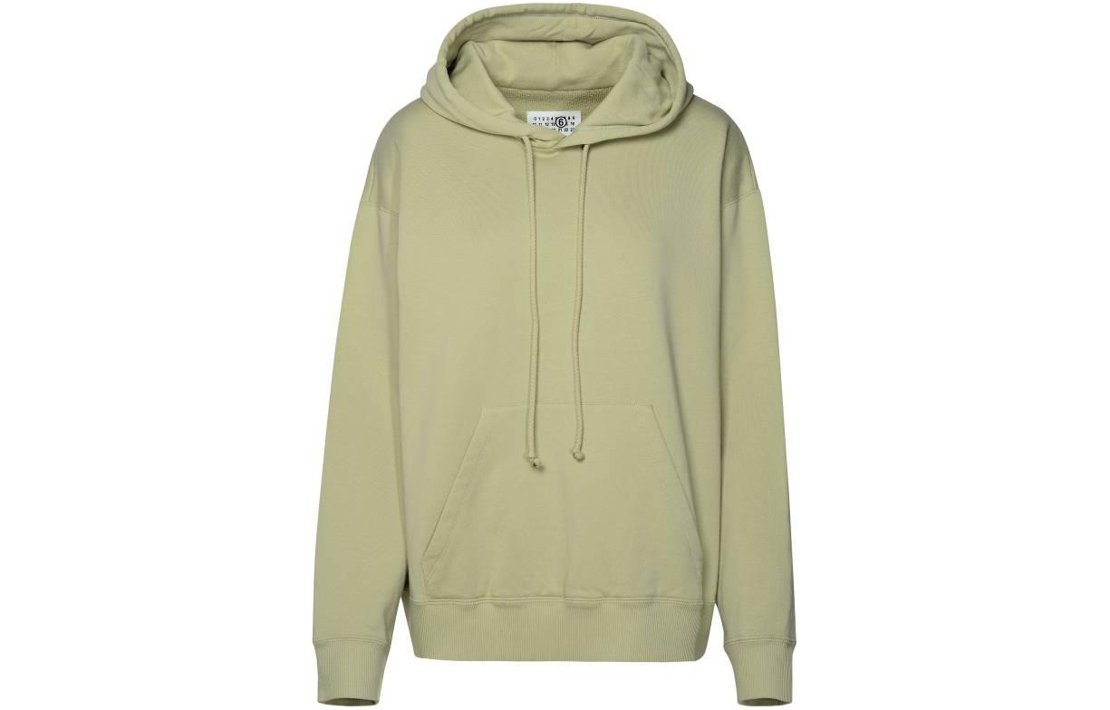 (Women) MM6 Maison Margiela Green Logo Back Pullover Hoodie S52GU0218S25537-724