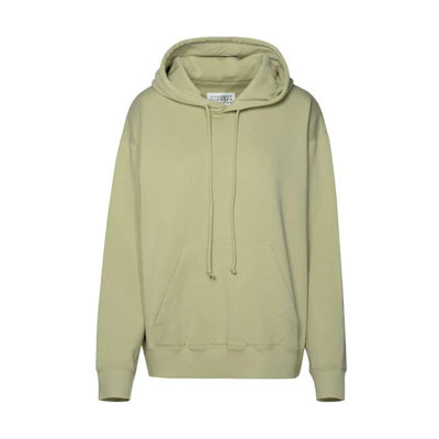 (Women) MM6 Maison Margiela Green Logo Back Pullover Hoodie S52GU0218S25537-724