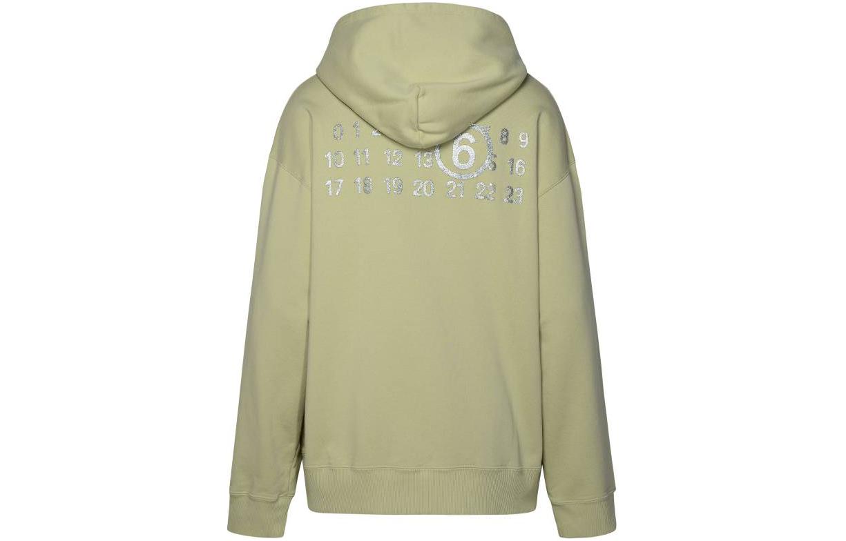 Lookbook (W) MM6 메종 마르지엘라 그린 로고 백 풀오버 후디 S52GU0218S25537-724
