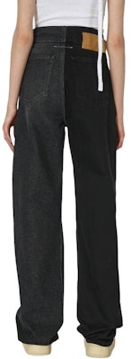 (W) Jeans Negros de Cintura Alta y Pierna Ancha MM6 Maison Margiela. S62LB0169MTN007-961 Shop (W) Jeans Negros de Cintura Alta y Pierna Ancha MM6 Maison Margiela. S62LB0169MTN007-961