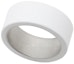 Shop (Women) MM6 Maison Margiela Letter Logo Engraved Ring Brass White Ring. SM6UQ0013SV0058100