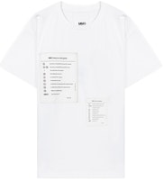 (Women) MM6 Maison Margiela Logo Print Crewneck T-Shirt White SS23 Tee S52GC0245S24312100 (Women) MM6 Maison Margiela Logo Print Crewneck T-Shirt White SS23 Tee S52GC0245S24312100