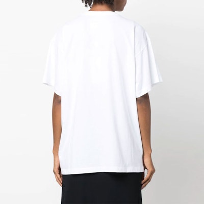 (W) MM6 Maison Margiela 白色標誌印花短袖T恤 SS23 圓領上衣 S52GC0245S24312100 Purchase (W) MM6 Maison Margiela 白色標誌印花短袖T恤 SS23 圓領上衣 S52GC0245S24312100