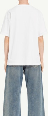 (W) MM6 メゾン マルジェラ 新聞プリント ホワイト クルーネック レディース Tシャツ SS25 S52GC0337S24312101 Purchase (W) MM6 メゾン マルジェラ 新聞プリント ホワイト クルーネック レディース Tシャツ SS25 S52GC0337S24312101