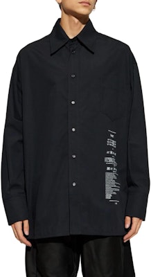 (W) MM6 Maison Margiela 數字印花女性黑色寬鬆襯衫 FW24 SH0DT0014M35152-BLACK Lookbook (W) MM6 Maison Margiela 數字印花女性黑色寬鬆襯衫 FW24 SH0DT0014M35152-BLACK