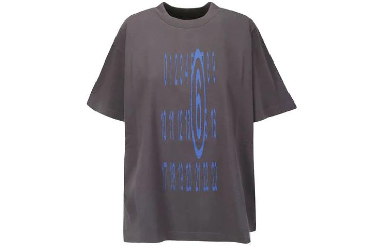 (Women) MM6 Maison Margiela Oversized Letter Logo Brown T-Shirt  SS24 Short Sleeve S62GD0184S23588-855 圖 2