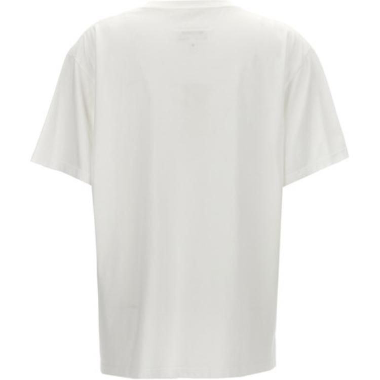 Lookbook (W) Kaos MM6 Maison Margiela Oversized Logo Crewneck Warna Putih S62GD0192S23588-100