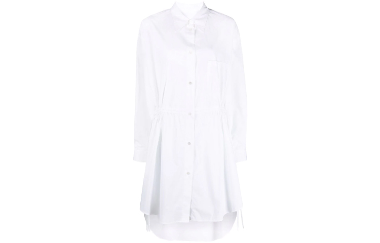 Order (Women) MM6 Maison Margiela Oversized Single-Breasted Shirt Dress Women White FW21. S52CT0620S47294100