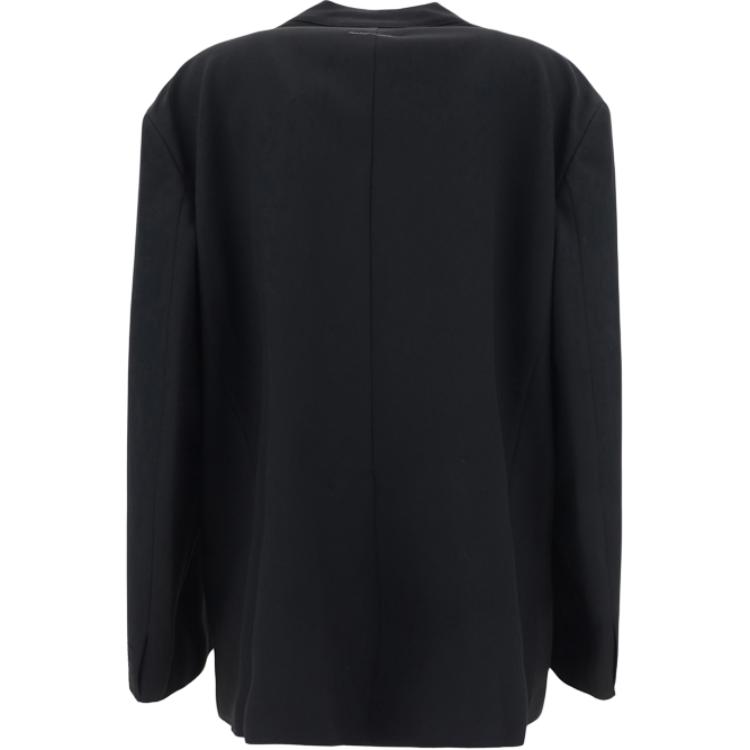 (Women) MM6 Maison Margiela Single-Breasted Long Sleeve Blazer  Black S52BN0134S76435-900 圖 3