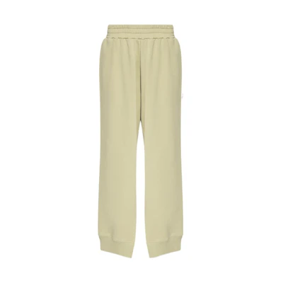 (Women) MM6 Maison Margiela Solid Elastic Jogger Knit Pants Women Lime Green S52KA0489S25537724