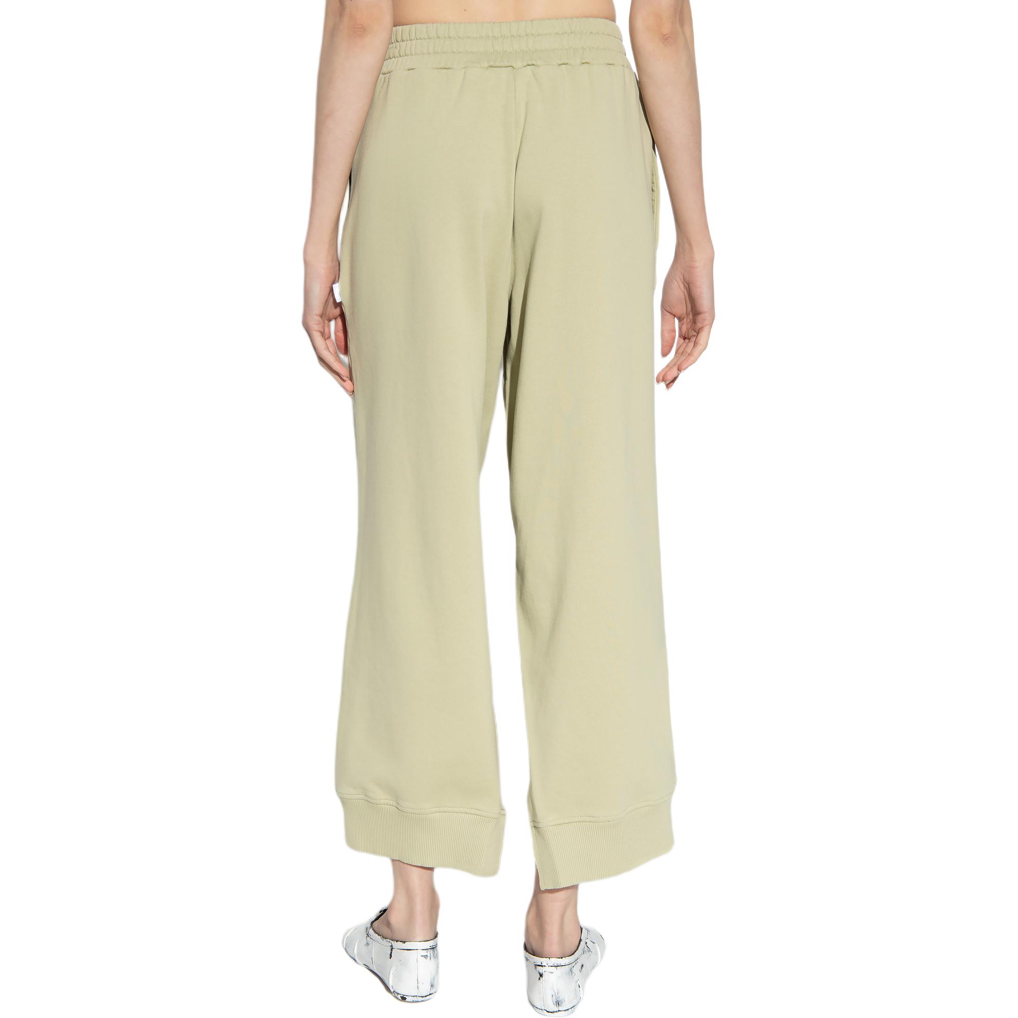 Purchase (Women) MM6 Maison Margiela Solid Elastic Jogger Knit Pants Women Lime Green S52KA0489S25537724